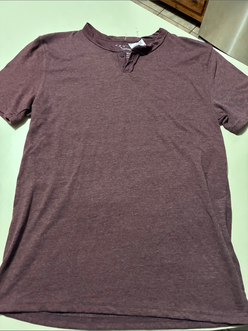 Lucky Brand Short Sleeve in Plum Heather